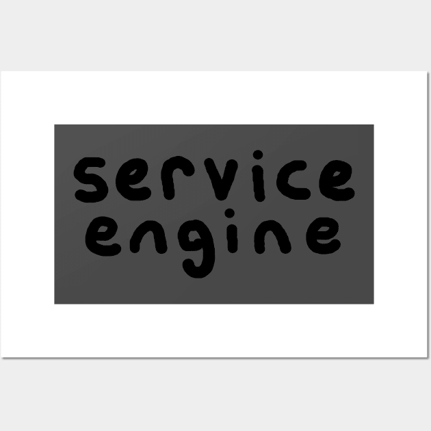 Service Engine Wall Art by Henry Rutledge